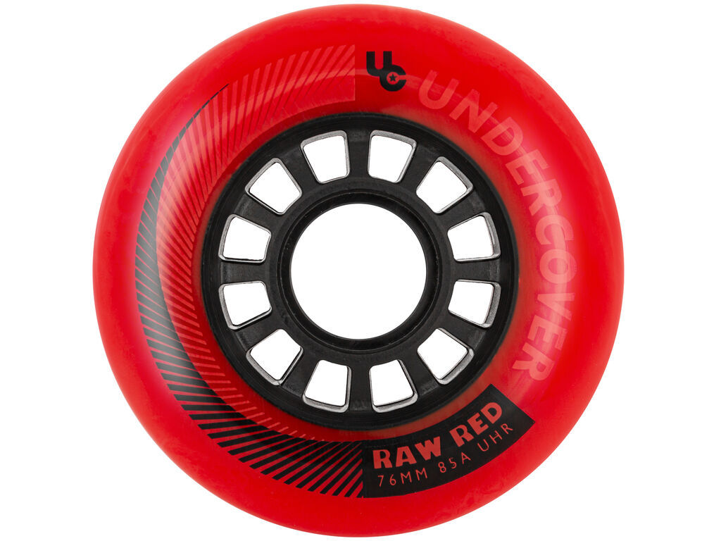 Kolečka Undercover Raw Red (4ks), 76, 85A
