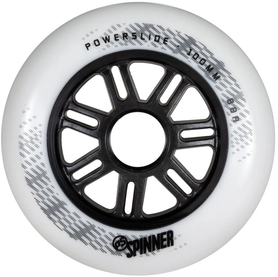 Kolečka Powerslide Spinner White (3ks), 100, 88A