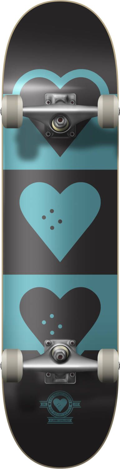 Heart Supply Quadron Logo Skateboard Komplet (8"|Tyrkysová)