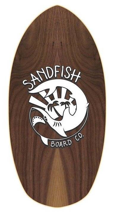 Sandfish Walnut Woody Grom Cruiser Skimboard (35"|Walnut)