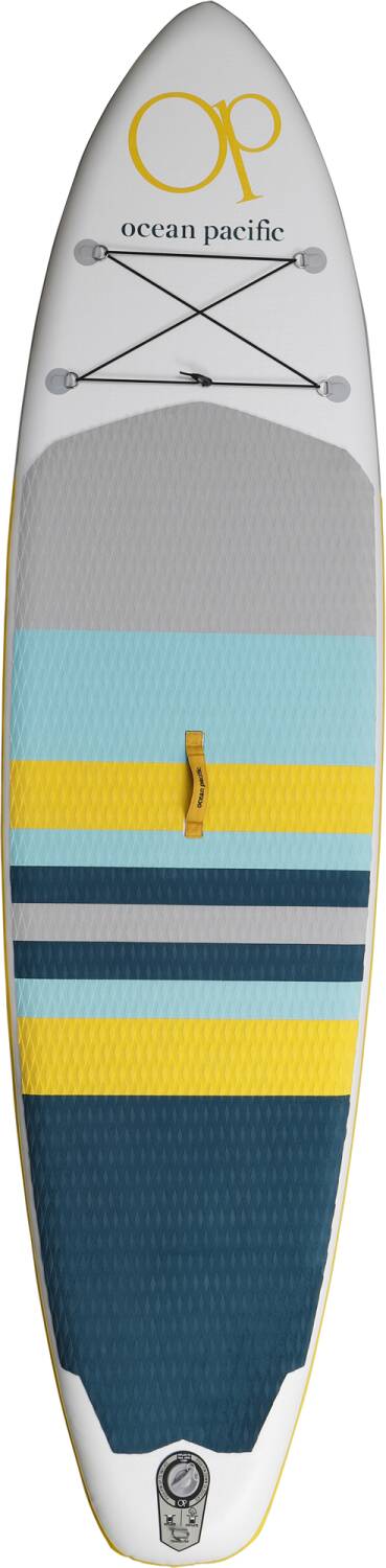 Ocean Pacific Malibu Lite 10'6 Nafukovací Paddleboard (Bílá/Šedá/Žlutá)