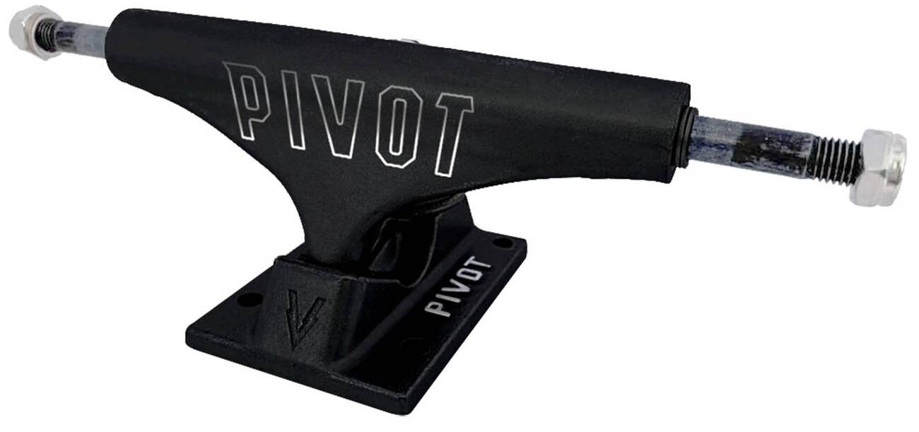 Pivot Logo Skate Truck (7.874"|Matte Black)