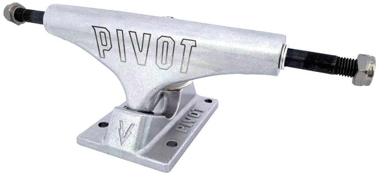 Pivot Logo Skate Truck (7.638"|Silver)