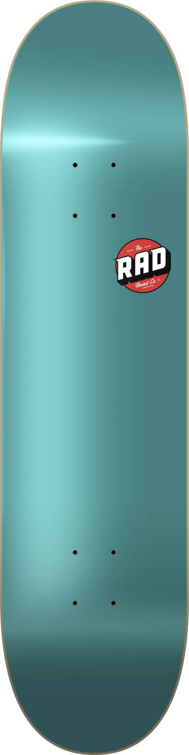 RAD Blank Logo Skate Deska (7.75"|Teal Maple)