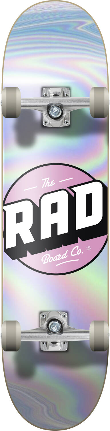 RAD Logo Progressive Complete Skateboard (8"|Holographic)