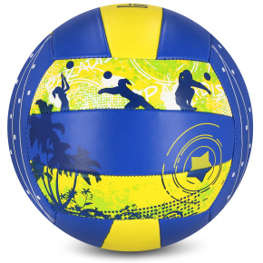 Spokey LIBERO Volejbalový míč, vel. 5, modro-žlutý