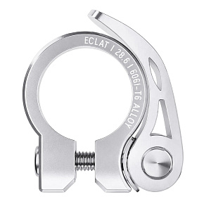 Eclat QR Objímka Sedla BMX (28.6mm|Silver Polished) Eclat QR Objímka Sedla BMX (28.6mm|Silver Polished)