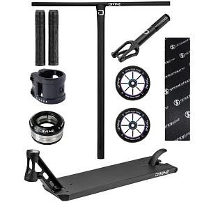 Freestyle koloběžka Custom Divine Street 6" 560 mm Forget Černá