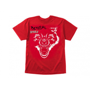 Tričko Bestial Wolf červené