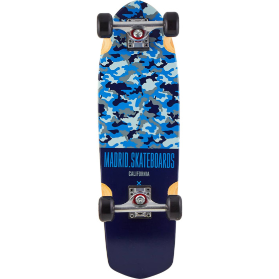 Longboard Madrid Camo Cruiser 8.25" modrý