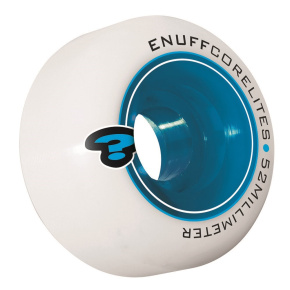 Enuff Corelites Wheels - White / Blue - 52mm