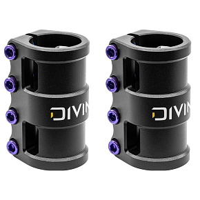 Balení 1+1 SCS Divine černo/fialové 2ks