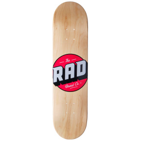 RAD Solid Logo Skate Deska (8"|Wood)