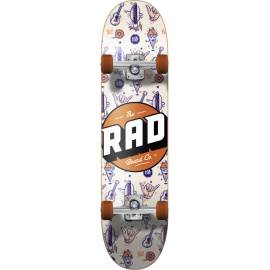 RAD Logo Progressive Complete Skateboard (7.75"|Wallpaper)