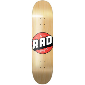 RAD Solid Logo Skate Deska (8.125"|Natural Maple)