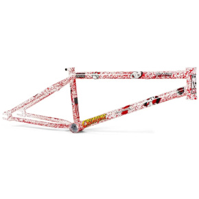 Fiction Creature Freestyle BMX Rám (21"|Psycho White W/ Red Splatter) Fiction Creature Freestyle BMX Rám (21"|Psycho White W/ Red Splatter)