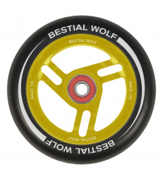 Bestial Wolf Race 110 mm kolečko černo žluté