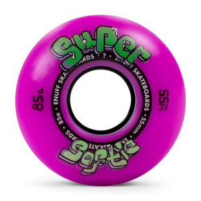 Enuff Super Softie Wheels - Purple - 55mm Enuff Super Softie Wheels - Purple - 55mm