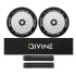 Set 2ks koleček Divine 110 mm Light Core stříbrné + Divine griptape + Divine gripy