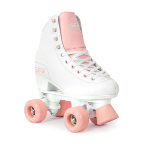 SFR Figure Children's Quad Skates - White / Pink - UK:2J EU:34 US:M3L4
