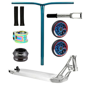 Freestyle koloběžka Custom Divine X Ethic Pandemonium 460 mm stříbrná