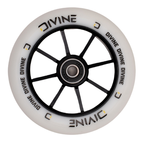 Kolečko Divine Spoked 110 mm bílé