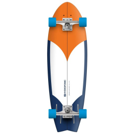 Hydroponic Fish Complete Cruiser Skateboard (31.5"|Radikal Orange / Navy)
