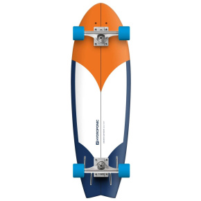 Hydroponic Fish Complete Cruiser Skateboard (31.5"|Radikal Orange / Navy)