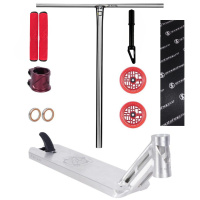 Custom freestyle koloběžka – Triad × Divine Vixen červeno/černá | Scootshop.cz