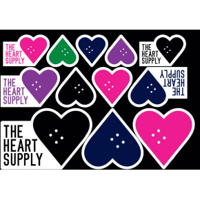 Heart Supply Logo Sticker Sheet