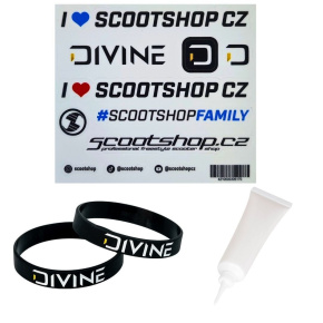 Set List samolepek + náramek + olej