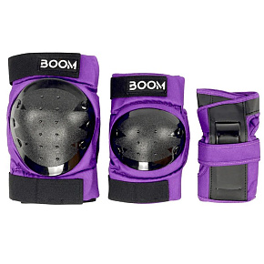 Set chráničů Boom Classic XS fialový Set chráničů Boom Classic XS fialový