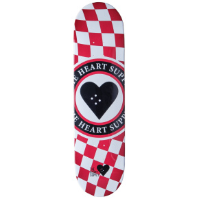Heart Supply Insignia Check Skate Deska (8.25"|Červená)
