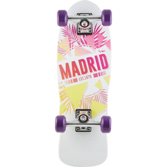 Longboard Madrid Oasis Cruiser 8.25" bílý