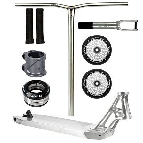 Freestyle koloběžka Custom Divine X Ethic Pandemonium V2 500 mm stříbrná