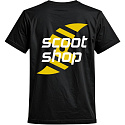 Tričko Scootshop Logo černé