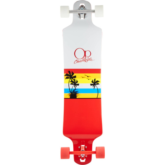 Longboard Ocean Pacific Double Drop Sunset 39" Red