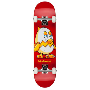 Skateboard Birdhouse Stage 1 Chicken Mini 7.38" červený