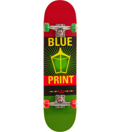Skateboard Blueprint Pachinko V2 7.75" Rasta
