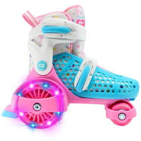 Core Newbie Nastavitelný Trekové Brusle Dětské (Růžová|30-33) Core Newbie Nastavitelný Trekové Brusle Dětské (Růžová|30-33)