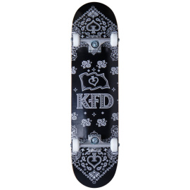 KFD Bandana Skateboard Komplet (7.75"|Černá)