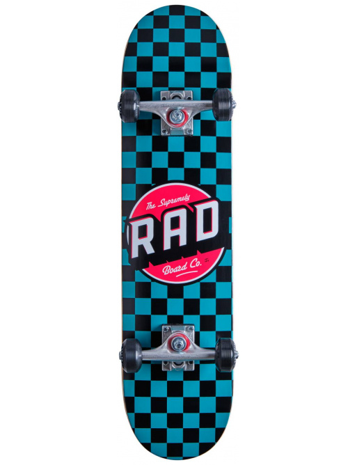 RAD Checkers Skateboard Komplet (7.25"|Tyrkysová)