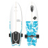 Longboard Street Surfing SHARK ATTACK 36” Psycho Blue
