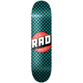 RAD Checker Skate Deska (7.75"|Černá/Tyrkysová)
