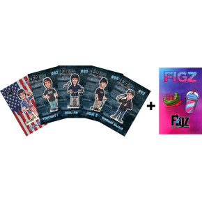Samolepky Figz Collectors Scooter Sticker 6-Pack Pack 3