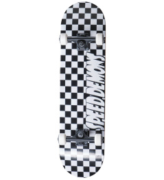 Speed Demons Checkers Skateboard Komplet (7.5"|Černá/Bílá)