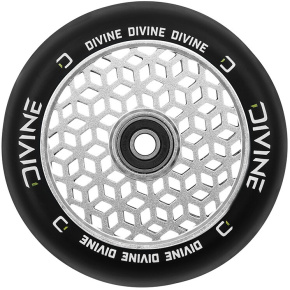 Kolečko Divine black-silver Honeycore light 110mm / ABEC11,alloy core