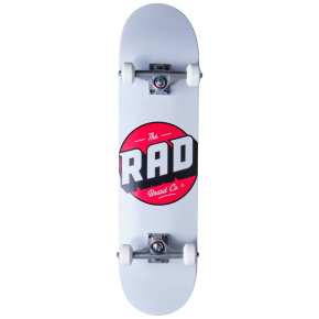 RAD Logo Progressive Complete Skateboard (8"|Bílá)