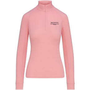 Whitespace Dámské Merino Mockneck Baselayer (M|Pink Icing)