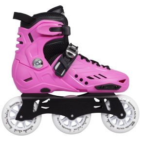 Kaltik K Skate Pink Tri 90mm Pro děti Freestyle Brusle (Růžová|33-36)